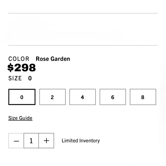 Reformation Raya OTS Midi Dress in Rose Garden 0 NWT - Picture 8 of 14